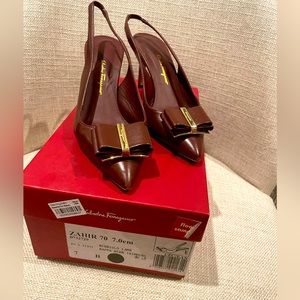 AUTHENTIC ZAHIR 70 SLINGBACK PUMPS